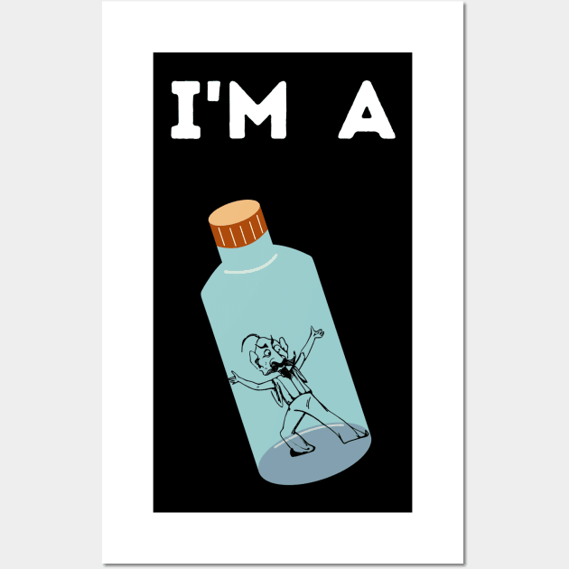 I'm A Genie In A Bottle Wall Art by The Non Hut